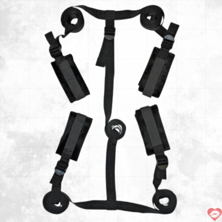 Sportsheets Bed Kit Còng Giường Bondage Dễ Lắp Kích Thích 