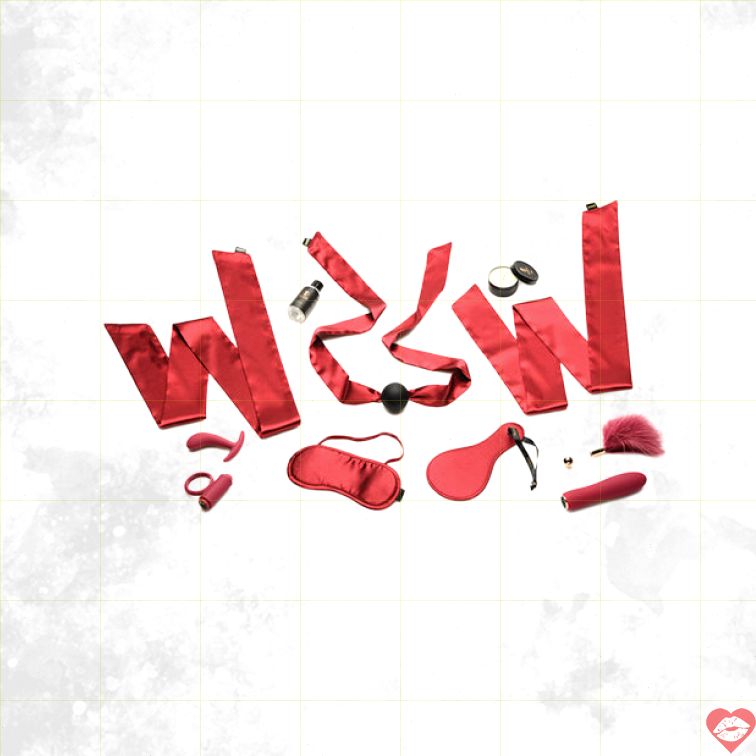 Bedroom Bliss Kit Bondage Roi Mắt Lụa Gợi Cảm 