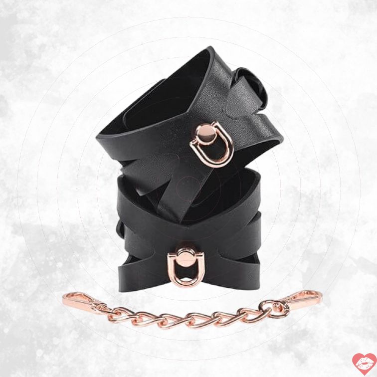 Sportsheets Brat Cuffs Còng Tay Hình Học Quyến Rũ 