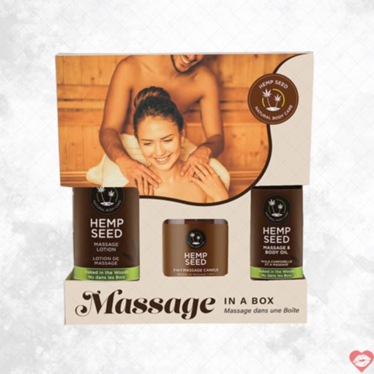 Earthly Body Massage Box Dầu Thư Giãn Hot 