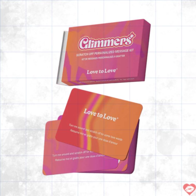 Glimmers Scratch Card Tình Yêu Cá Nhân Hóa Dễ Thương 