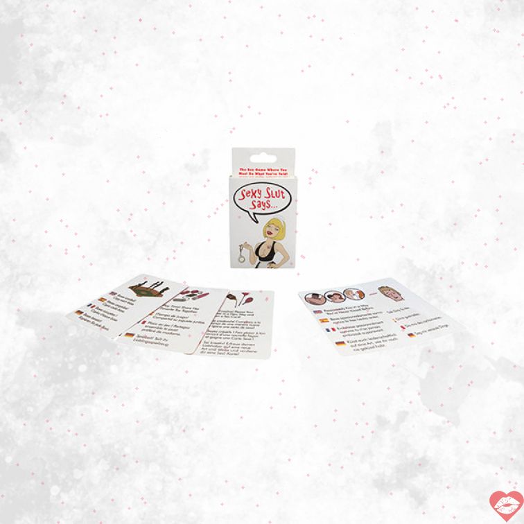 Sexy Slut Says Thẻ Game Nóng Bỏng Cặp Đôi 