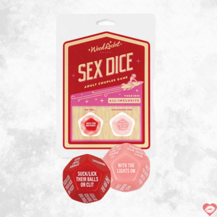 Wood Rocket Dice Xúc Xắc Tình Yêu Cặp Đôi Nóng Bỏng 