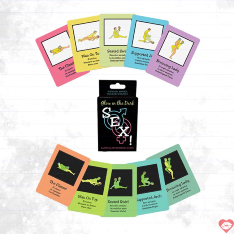 Glow Dark Foreplay Sex Card Game Sáng Tối Nóng Bỏng 