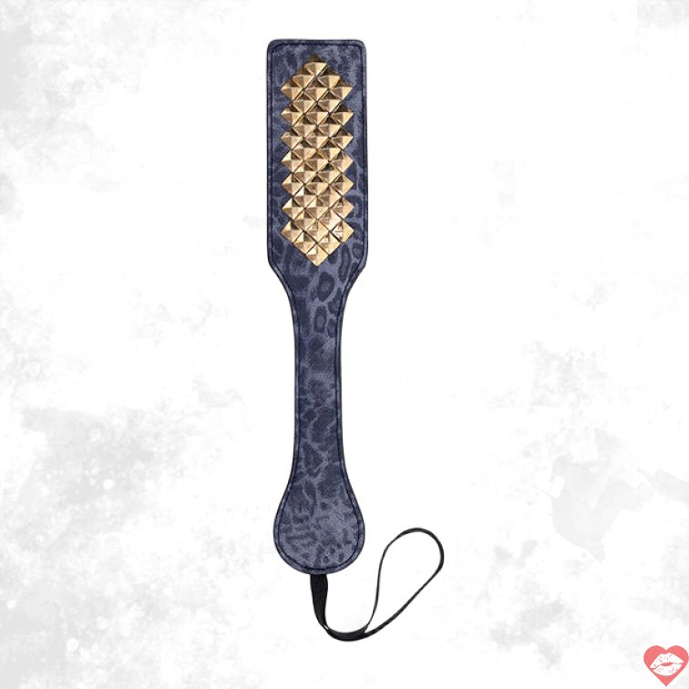 Paddle Cougar Sportsheets Da Xanh Báo Đinh Cá Tính 