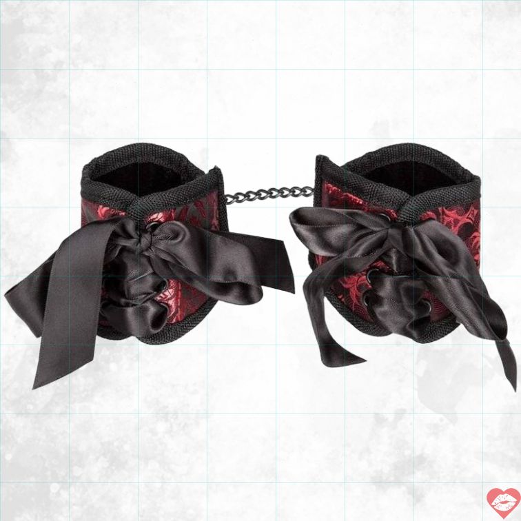Scandal Corset Khóa Tay Đỏ Buộc Gợi Tình Dễ Tháo 