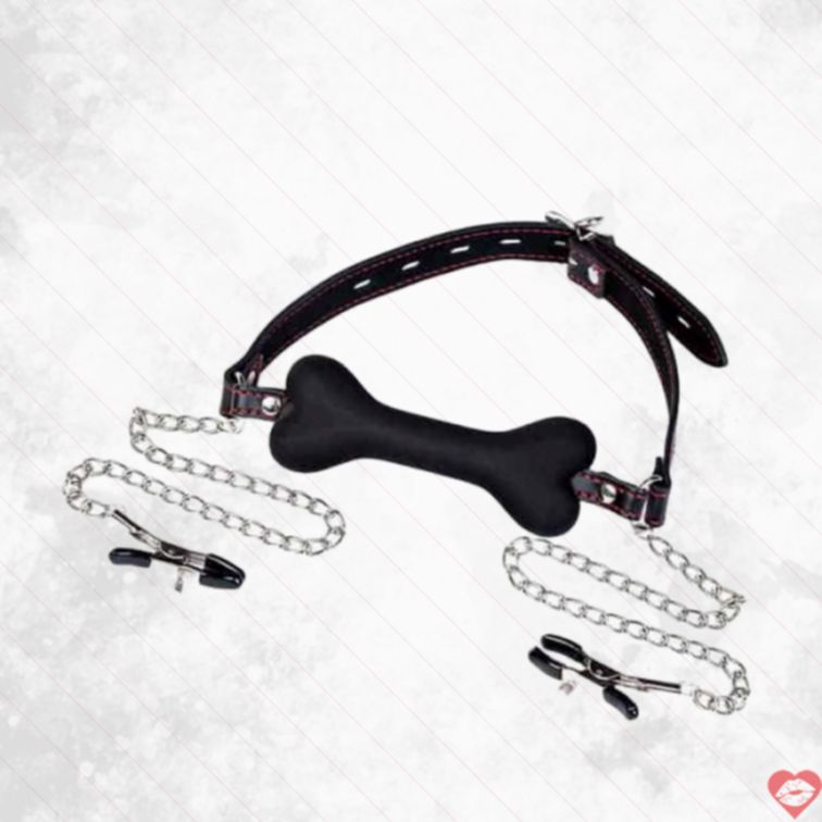 Toyfa Klyap Nippel Clamp Xương Kết Hợp BDSM Đam Mê 