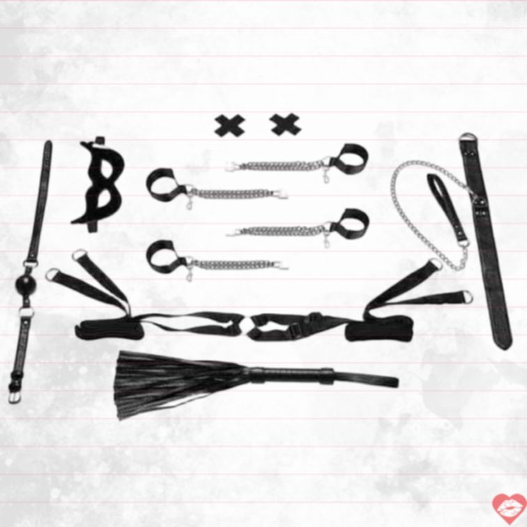 Lux Fetish Chain-Me-Up 6 Món BDSM Nô Lệ Chủ Nhân 