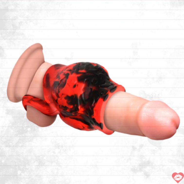 Sleeve Fiery Red Hell Bound cocks bi roleplay nóng 