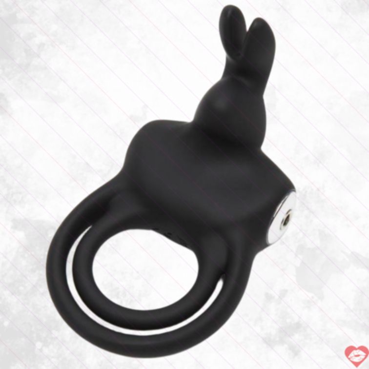 Vòng Rung Happy Rabbit Đen Cặp Đôi Nóng Bỏng 