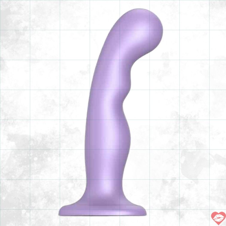 Strapon-me Dildo XL 19cm Tím Kim Loại Đỉnh Cao 