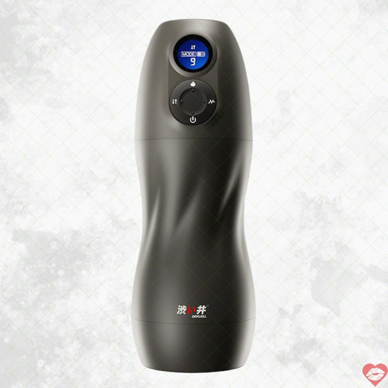 Drywell hút tự sướng đen 23.3cm rung nóng hồn vía 