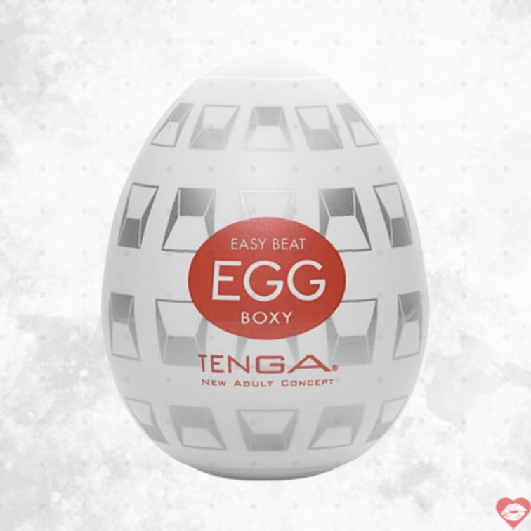 Tenga Boxy Trứng Sục 6.1cm TPE Nhật Đa Năng Mãnh Liệt 