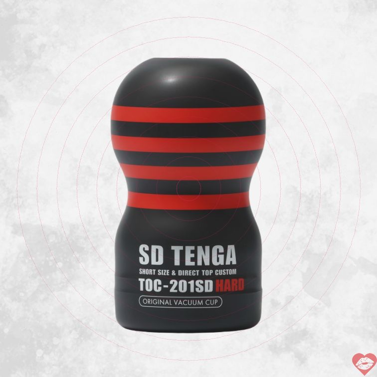 Tenga SD Đen Hút 6.9cm Chân Không Mạnh Mẽ 