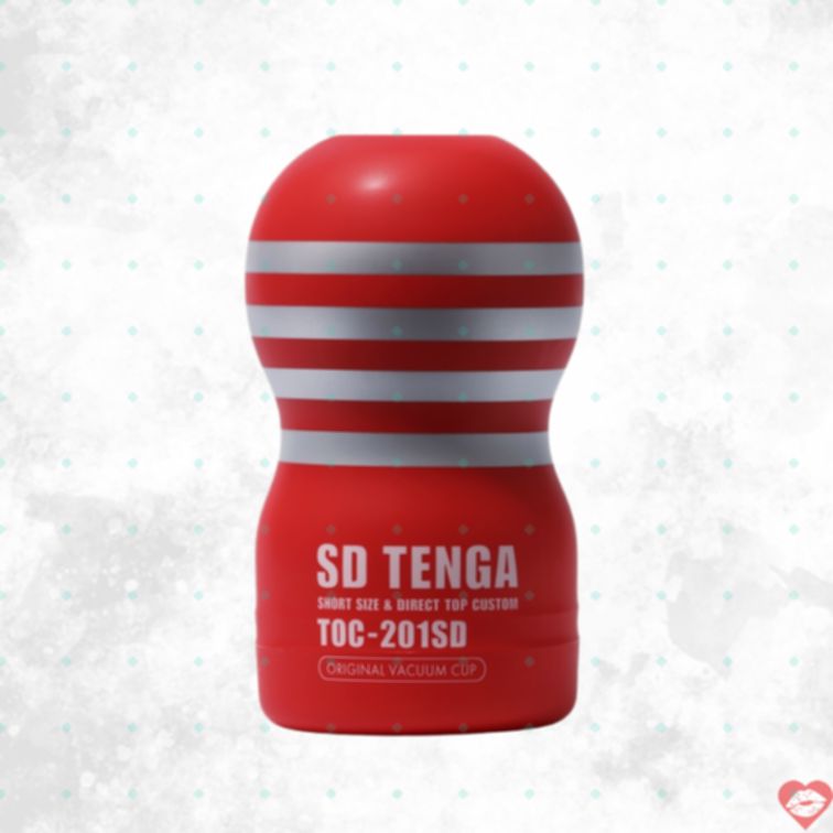Tenga Cốc Đỏ SD 12cm Nhật Hút Mạnh Chân Thực Điên 
