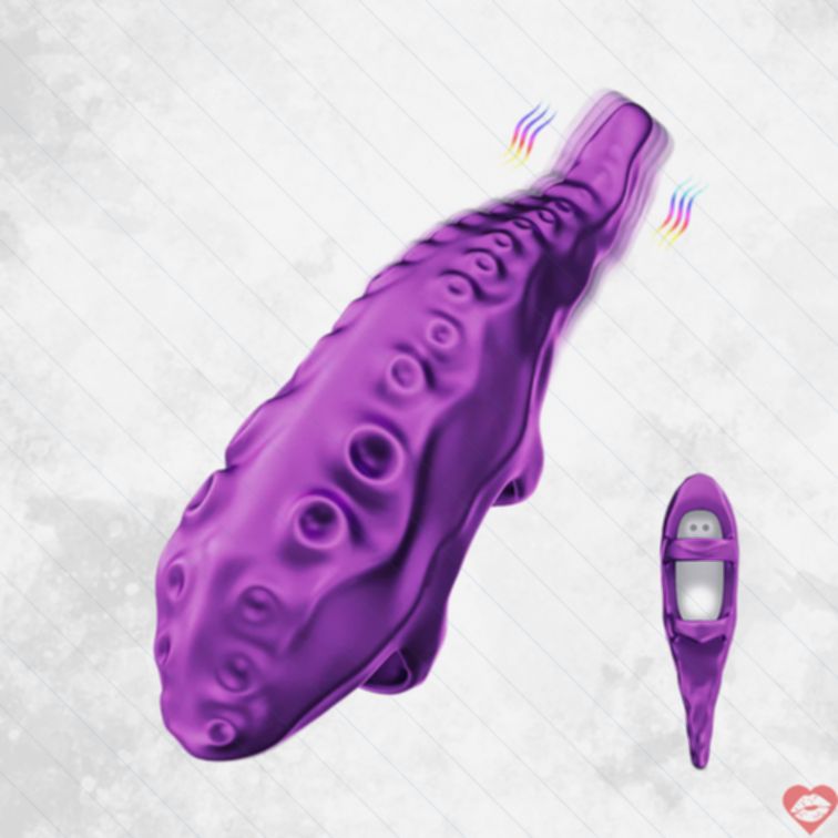 Octopus Finger Vibro G-Spot Bạch Tuộc Rung Mạnh 