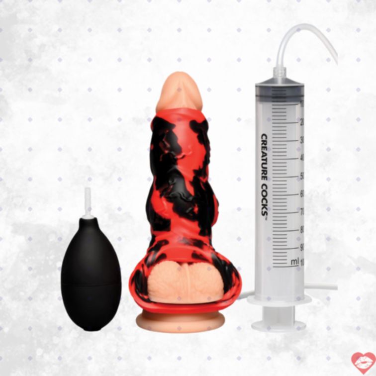 Hell Hound Creature Cocks Phun Sữa Chó Địa Ngục Roleplay 