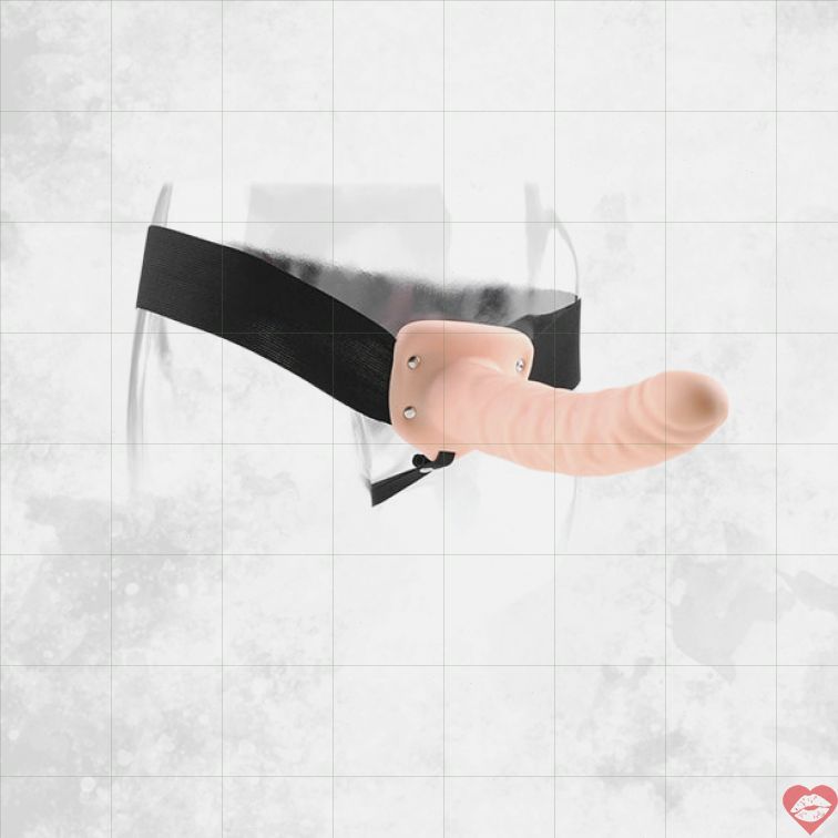 Fetish 8Inch Strap-On Rỗng Lớn Mạnh 