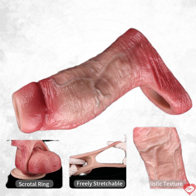 FAAK 5033 Vỏ Dương Vật To Thực Tế Kéo Dài Hài Lòng 