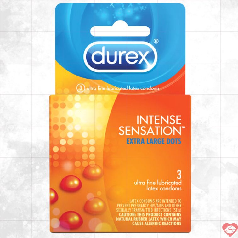 Durex Intense Bao Gân Siêu Mỏng Kích Thích Điên Rồ 