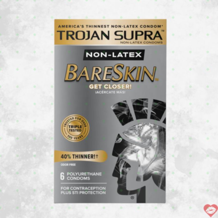 Trojan Supra BareSkin Bao Không Latex Mỏng Tự Nhiên 
