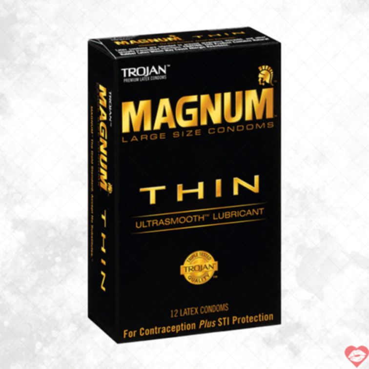 Trojan Magnum Thin Bao Lớn Mỏng Cảm Giác Tối Đa Gấp Bội 