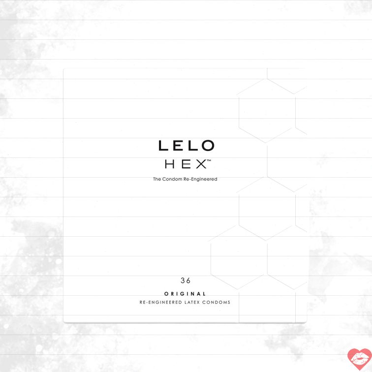LELO HEX Bao Siêu Mỏng Hexagon Tự Nhiên 