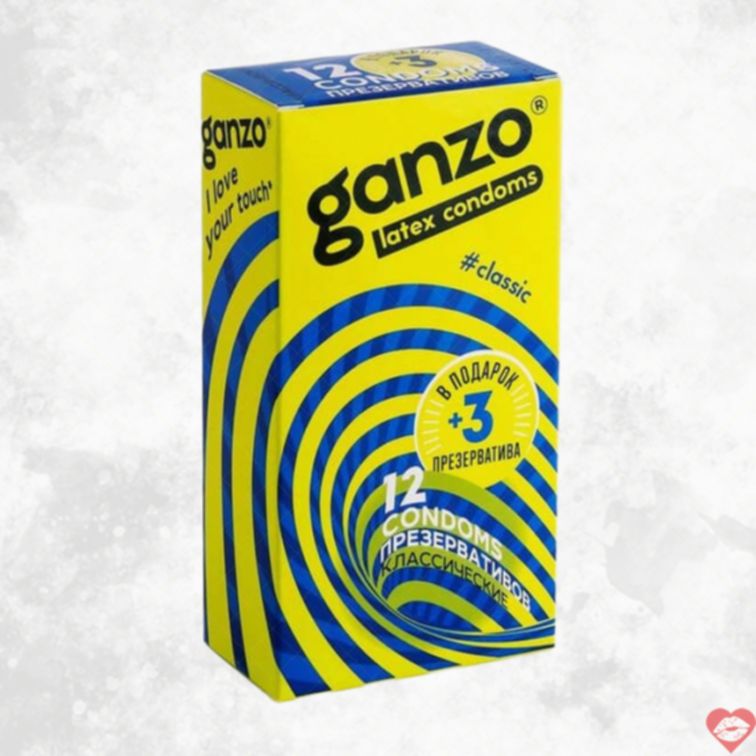 Ganzo Classic 15 Viên Mỏng Bền Siêu An Toàn 