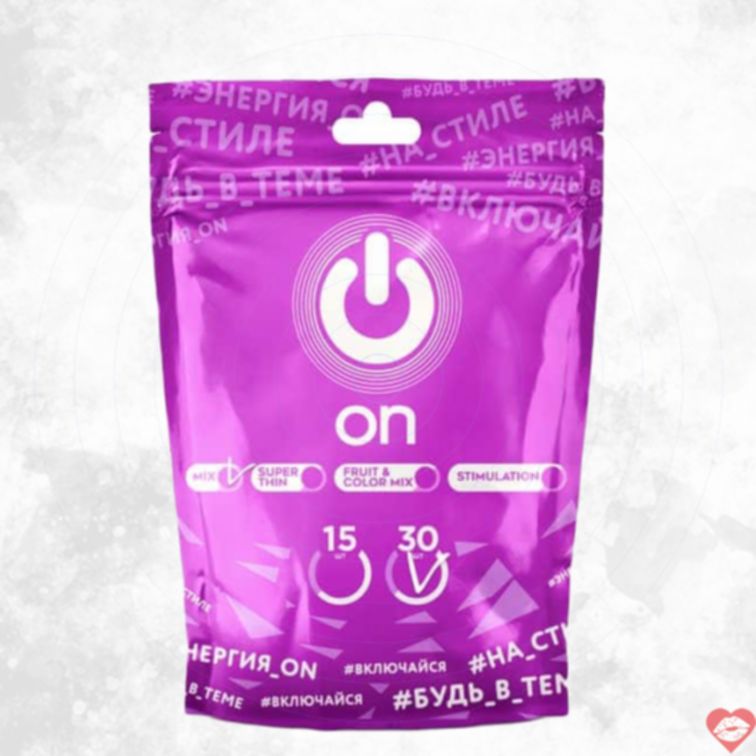 Bao cao su ON Mix Pack 30 cái mỏng sướng an toàn 