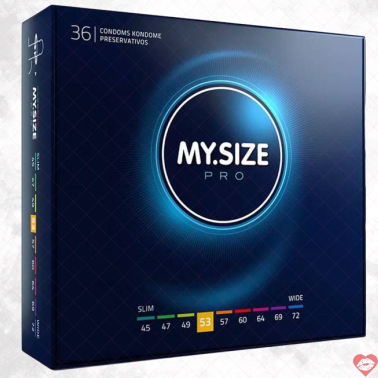 MY.SIZE PRO 53mm Mỏng Vừa Cực Sướng 36 Viên 