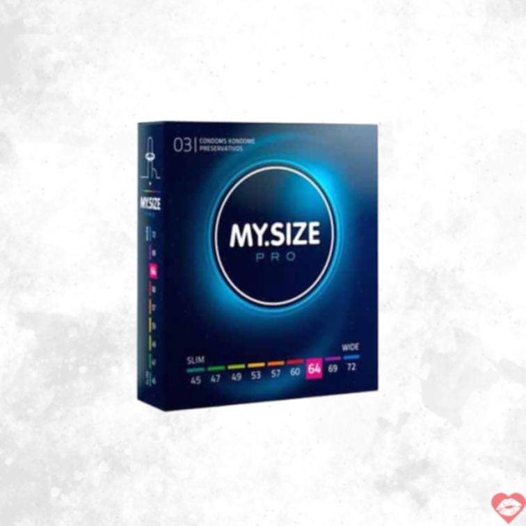 MY.SIZE PRO 64 Condom Mỏng Vừa Vặn Hoàn Hảo An Toàn 