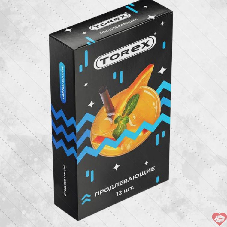 Torex Party Delay Condom 12pcs Lâu Trôi Phê 