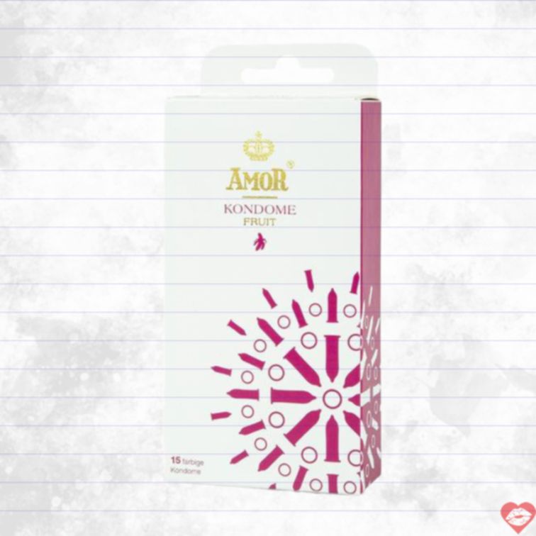 Bao Cao Su Amor Fruit 15 Viên Mỏng Thơm Hương Trái Cây 