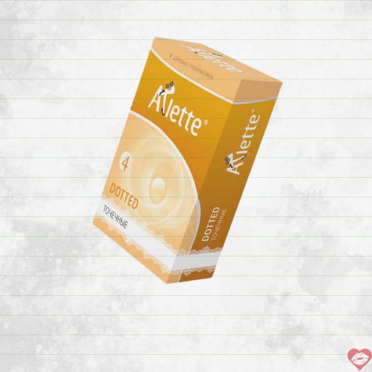 Arlette Dotted Bao Gân 6 Viên Sướng An Toàn 