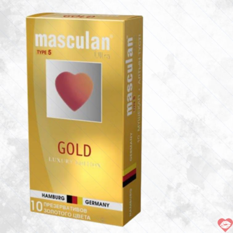 Masculan Ultra Gold Vani 10 Cái Mỏng Sang Trọng 