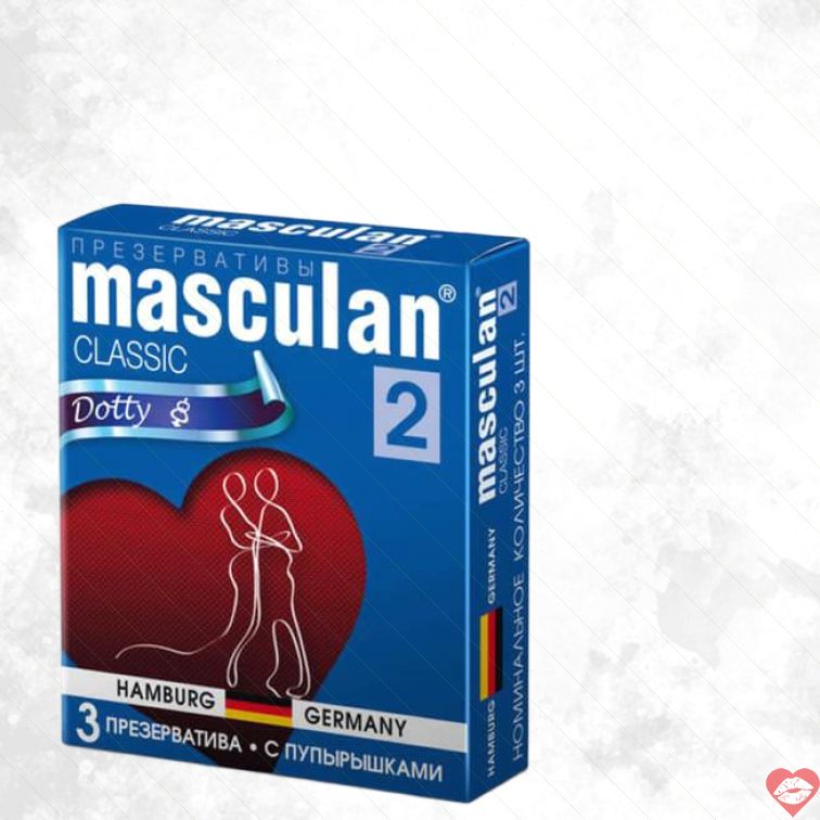 Bao Cao Su Masculan Dotty Gợn Sóng 3pcs Kích Thích Mạnh 