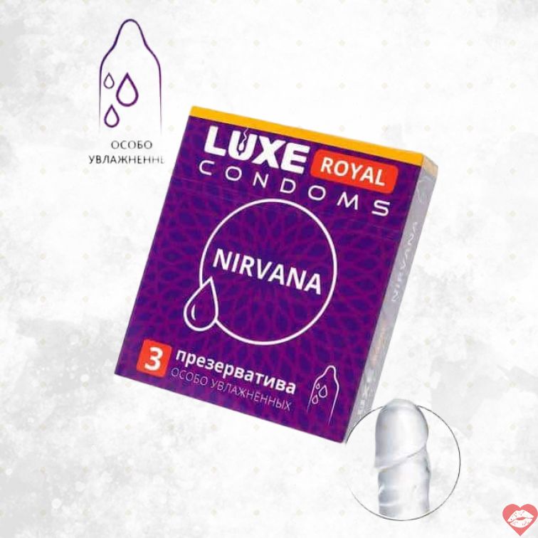 Bao Cao Su Luxe Nirvana Siêu Ẩm 3 Miếng An Toàn 