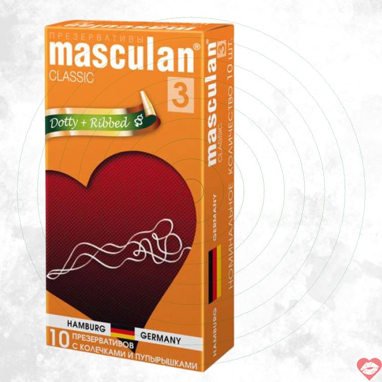 Bao cao su Masculan Dotty gân lồi hạt nhô siêu mê 