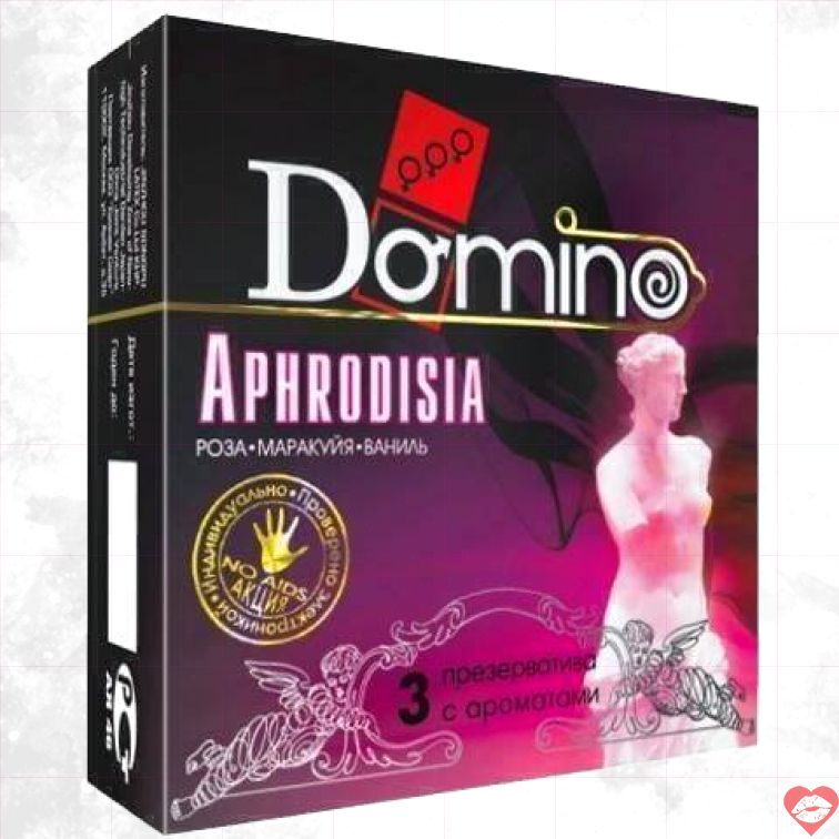 Domino Aphrodisia Bao Hương Hoa 3pcs Kích Thích Vị Giác 