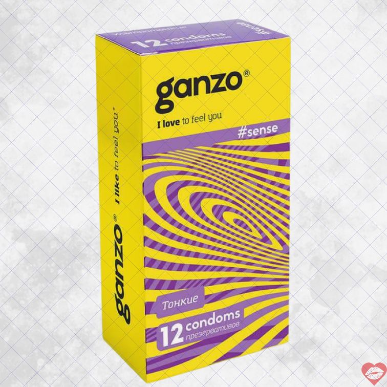 Ganzo Sense Bao Mỏng 12c Chân Thực Tuyệt 