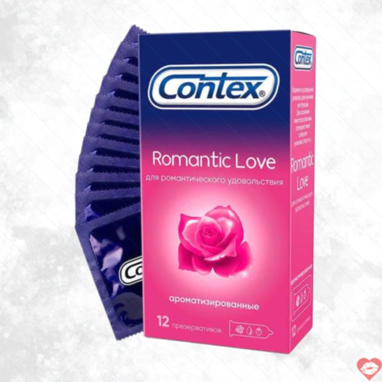 Contex Romantic Love Bao Cao Su Hương Dâu Nồng Cháy Tình Yêu 