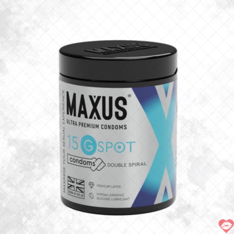 Maxus G-Spot Condoms Uốn Lượn Kích Thích Điểm G 