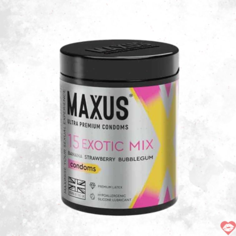 Maxus Exotic Mix Bao Hương Màu 15 Miếng Đa Dạng 