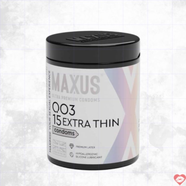 Maxus 003 Condom Mỏng 18cm Trải Nghiệm Tối Đa 