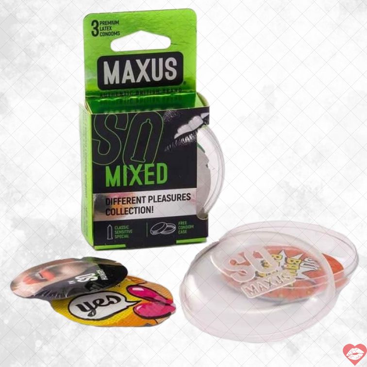 Maxus Air Mixed Bao Cao 3pcs Mỏng An Toàn 