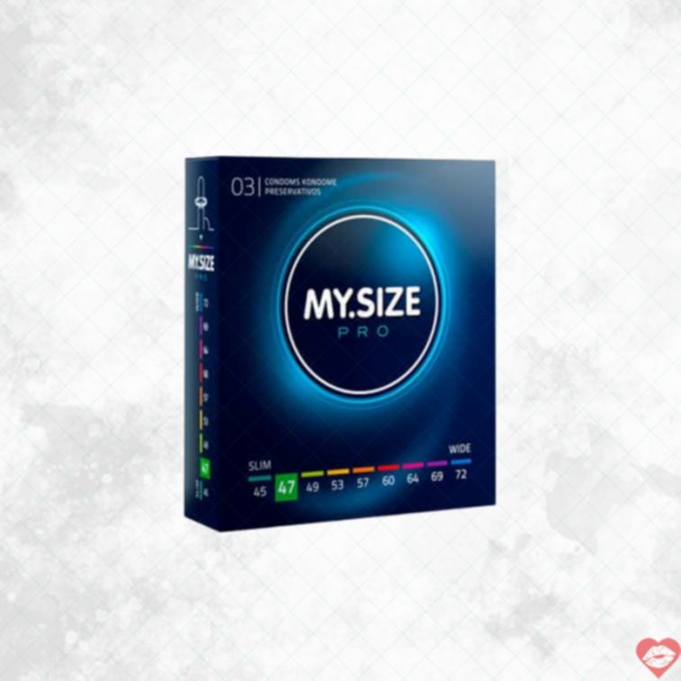 MY.SIZE PRO 47 Mỏng 16cm Bao Cao Su Vừa Sướng 