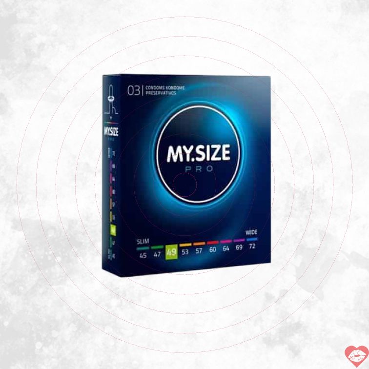 MY.SIZE PRO 49mm Bao Mỏng 3c Viên Cực Khoái Vừa Vặn 