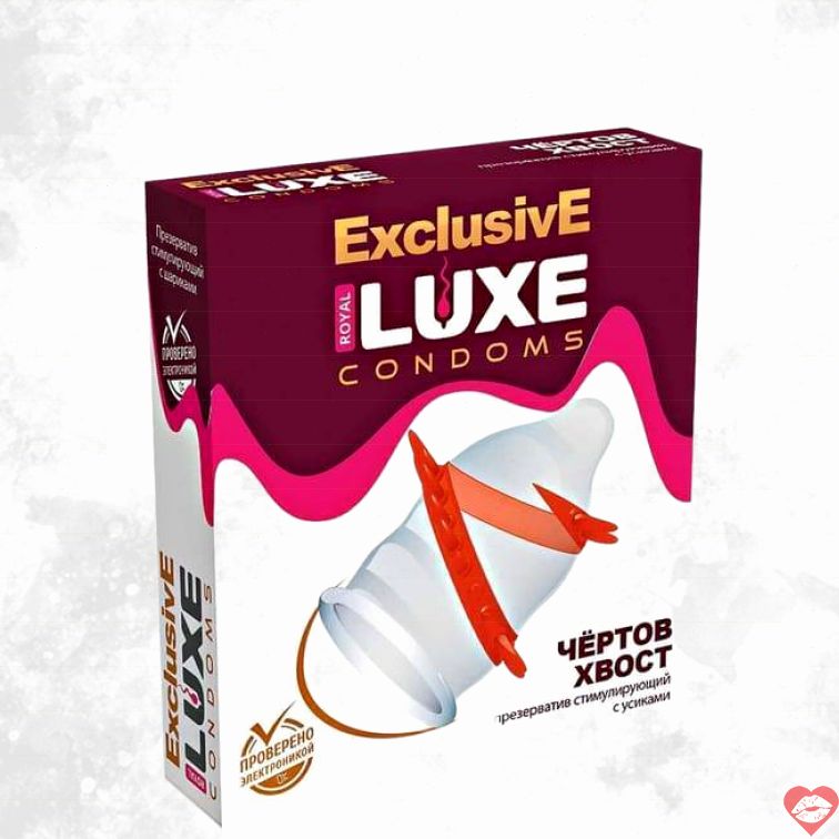 Luxe Exclusive Bao Cao Su Đuôi Quỷ Râu Tăng Cảm 