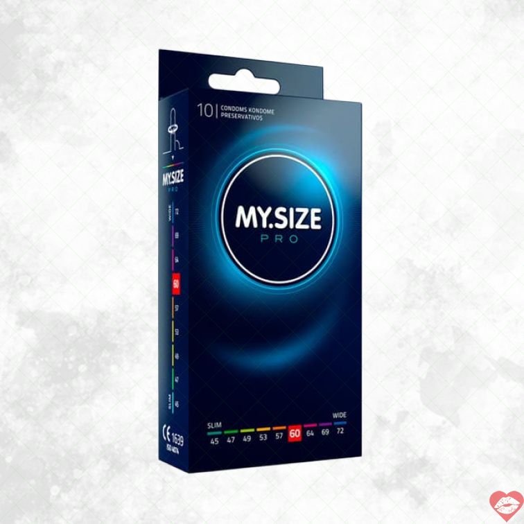 MY.SIZE PRO 60 bao mỏng Đức vừa vặn 10 cái đỉnh 