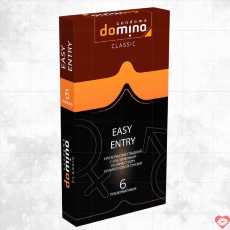 Bao Cao Su Domino Easy Entry Trơn Mịn 6pcs Yêu Đương Đỉnh 